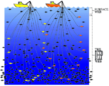 BOAT WITH DEEP NET